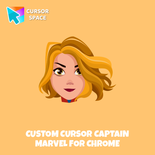 Custom Cursor Captain Marvel For Chrome